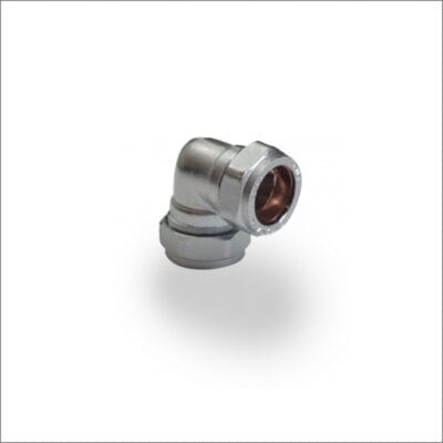90-Degree-Elbow-Chrome-Compression-Fitting