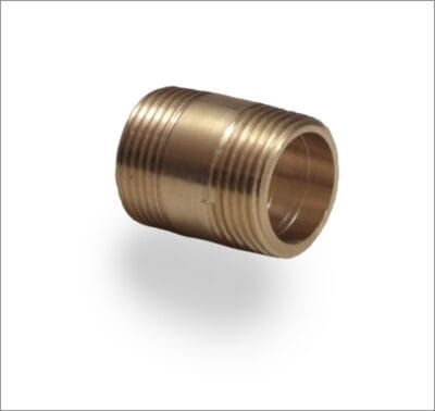 Barrel-Nipple-BSPT-Brass-Threaded-Fitting