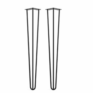 Hairpin Table Legs (pair) | Industrial Style - Black