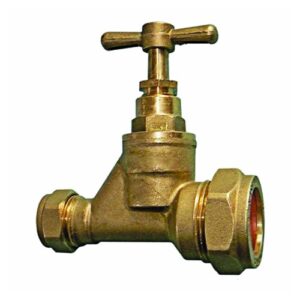Poly Stopcock Brass Compression DZR Fitting