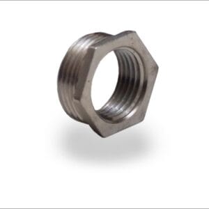 Chrome Brass Bush-Threaded-Fitting