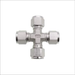 EQUAL-CROSS-TWIN-FERRULE-STAINLESS-STEEL