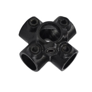 four-socket-cross-key-clamp-black-fitting