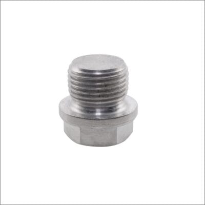 Heagon-Flanged-Plug-BSPP-316-Stainless-Steel-Hyrdaulic-Fitting