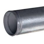 Medium Wall Grooved Galvanised Steel Pipe / Tube Lengths