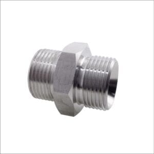 Hexagon-Nipple-BSPP-316-Stainless-Steel-Hyrdaulic-Fitting