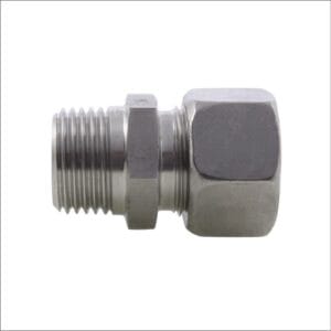 MALE-STUD-COUPLING-NPT-Single-Ferrule-Compression-316-Stainless-Steel