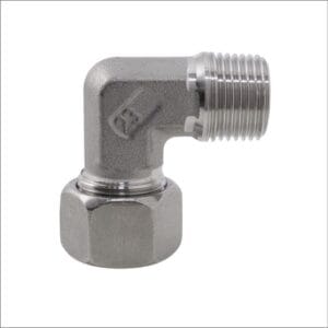 MALE-STUD-ELBOW-BSPT-Single-Ferrule-Compression-316-Stainless-Steel