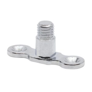 Munsen Ring Back Plate Chrome M10 Male