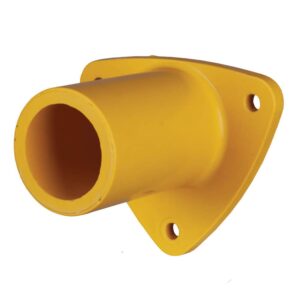 Railing Flange Yellow GRP