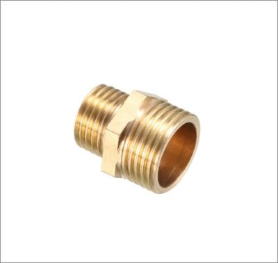Reducing-Hex-Nipple-Brass-Threaded-Fitting