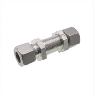 STRAIGHT-BULKHEAD-Single-Ferrule-Compression-316-Stainless-Steel
