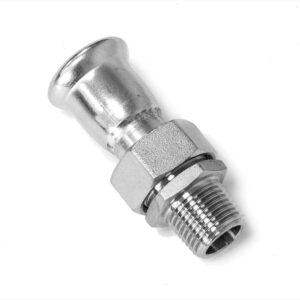 UNION COUPLING MALE PRESS FITTING STAINLESS STEEL
