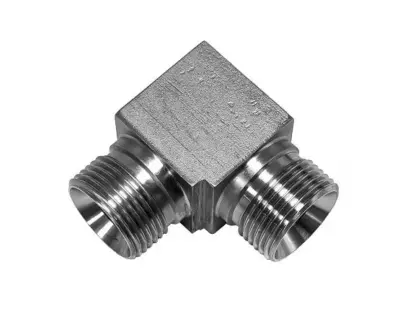 Hydraulic-BSPP-Cone-Seat-Male-X-Male-90deg-Elbow-316-Stainless-Steel