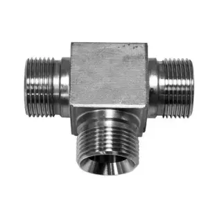 Hydraulic-BSPP-Cone-Seat-Male-x-Male-Equal-Tee-316-Stainless-Steel