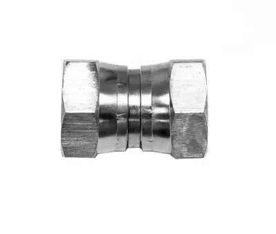 Hydraulic-BSPP-Cone-Seat-Swivel-Female-x-Swivel-Female-Adaptor-316-Stainless-Steel