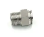 Male-Connector-BSPT-Push-In-Fitting-Stainless-Steel