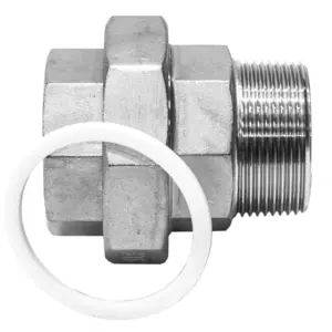 Flat Union Male/Female Stainless Steel